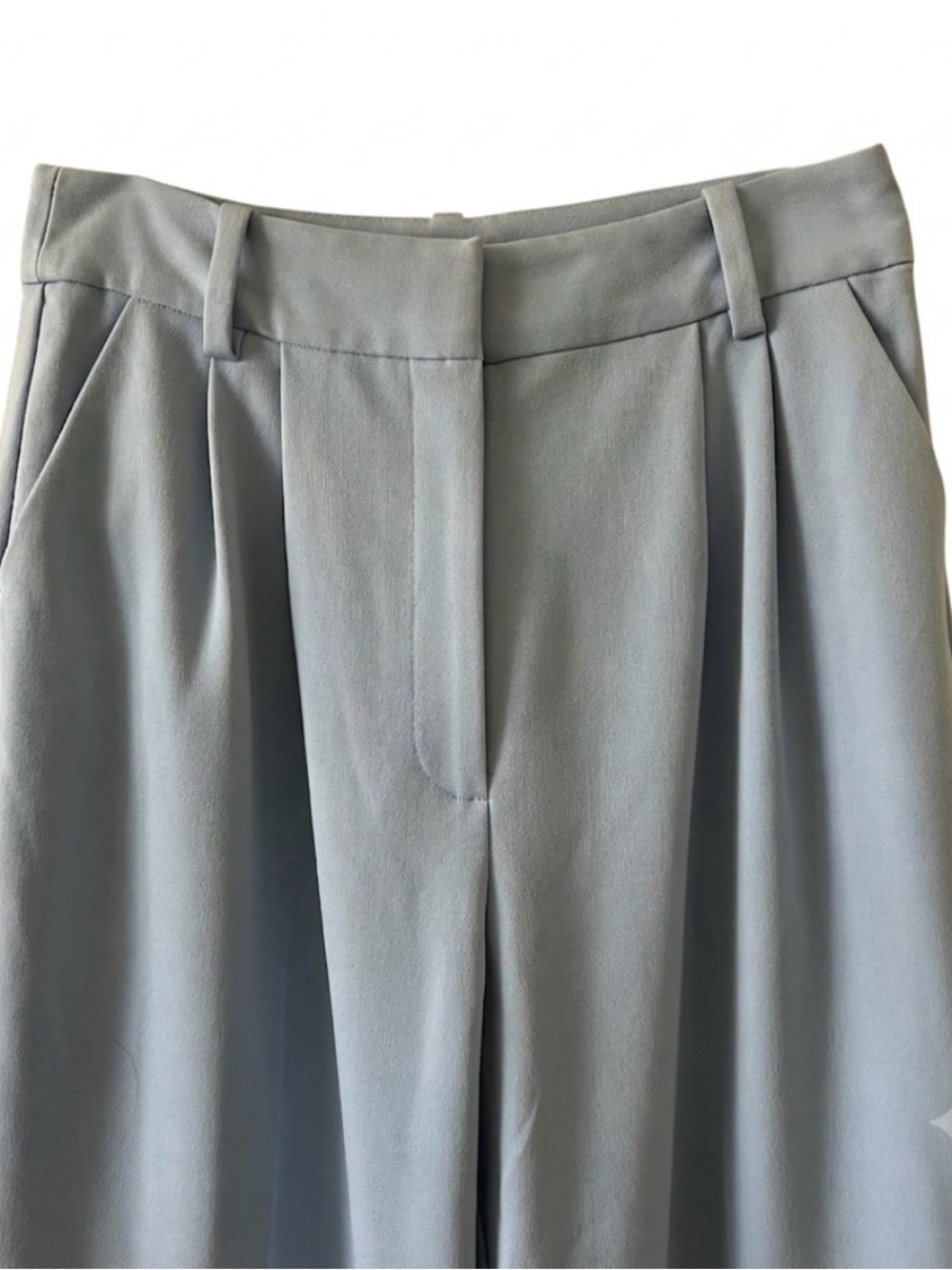 Favorite Daughter The Favorite Pants High Rise Wide Leg Trouser Sky Blue 8 - Picture 8 of 16